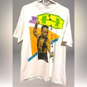 Vtg MC Hammer Too Legit 1992 World Tour  T Shirt Sz XL